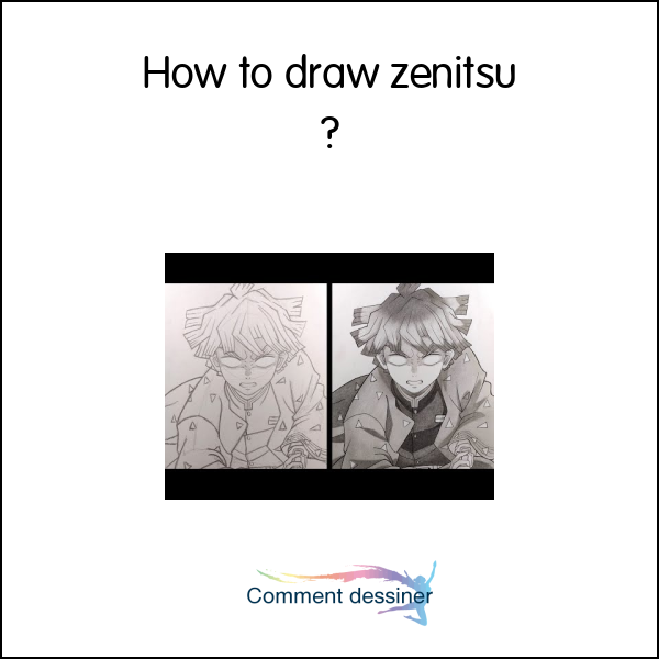 How to draw zenitsu